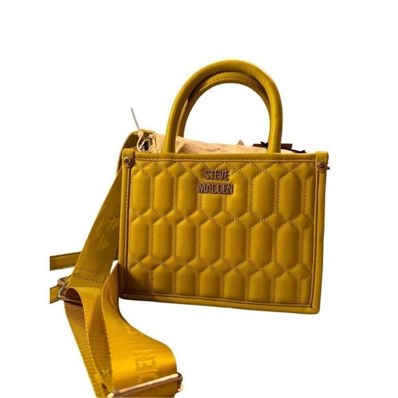 New Steve Madden Bniko Quilted Crossbody Purse Bag in Cress Green - Picture 8 of 9